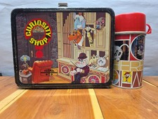 1972 CURIOSITY SHOP Tv Show  LUNCHBOX & THERMOS C#7+     CRAZY DISPLAY PIECE picture