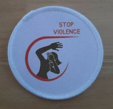 Stop Domestic Violence Patch Badge abuse picture