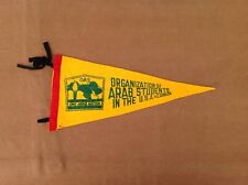 Vintage OAS Organization of Arab Students in the USA & Canada Pennant  picture