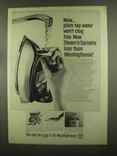 1965 Westinghouse Steam'n Sprinkle Iron Ad - Tap Water picture