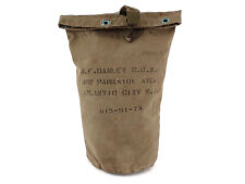 WWII Military WAC Nurse Duffle or Laundry Bag w/Stenciled Name & Address AC NJ picture