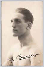 RPPC Handsome Shirtless Male Boxer Postcard French 