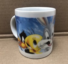 Vintage Warner Brothers Mug Tweety Daffy Tasmanian Devil Porky Pig Yosemite Sam picture