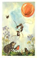 Medici Postcard Pk 314; Molly Brett, The Balloon Goes Up, Mice Hanging On String picture