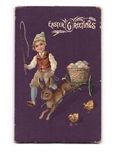 Easter Greetings Vintage Postcard Standard 1900-1940 picture