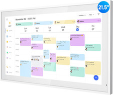 Digital Calendar, 21.5 Inch Electronic Calendar & Chore Chart, Smart Family Orga picture