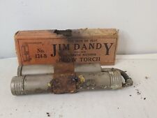 Antique Jim Dandy automatic alcohol No 124-b Blow Torch W/Original Box picture