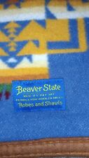 PENDLETON BEAVER STATE ROBES AND SHAWLS 32' X 42' LAP/ CRIB BLANKET picture