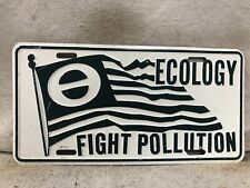 Ecology Fight Pollution License Plate picture