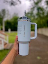 🔥Starbucks x Stanley Baby Blue Spring 40 Oz Tumbler IN HAND SHIPS ASAP picture