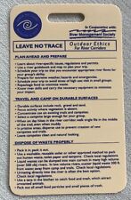 State National Park BSA Leave No Trace Outdoor Ethics for River Corridors Card picture