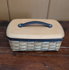 Longaberger Father's Day 2004 Dad's Valet Basket with Lid, Protector Made in USA picture