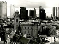 LV11 1991 Orig Photo ST PAUL'S CHURCH Frankfurt Germany MESSE TOWER City Skyline picture