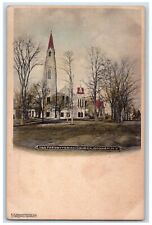 c1905 Presbyterian Chruch Exterior Scene Goshen New York NY Antique Postcard picture