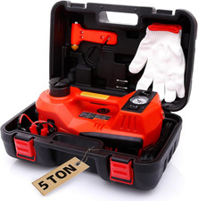 Electric Car Jack 5 Ton 12V Hydraulic Jack, Built-In Inflator picture