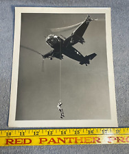 1950s Vintage 8x10 photo McDonnell Aircraft XHJD-1 WHIRLAWAY Test RESCUE Pilot picture