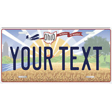  Ohio license plate Birthplace of Aviation  custom personalized YOUR TEXT 2000s picture