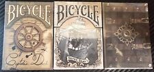 Bicycle Seven Seas, Captain's Deck & Treasure Tuck Playing Cards New Sealed Deck picture