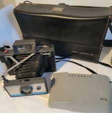 Vintage  Polaroid 210 Land Camera Case Cold Clip Flash Plate Bulb Print Coater picture