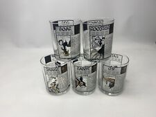 Vintage CERA Barware Glasses Set of 5  *Chinese New Year*  -Highball Mid-Century picture
