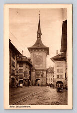 c1926 Zytglogge Clock Tower, Bern, Switzerland Postcard picture