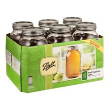 Ball Glass Mason Jars with Lids & Bands, Wide Mouth, 64 oz, 6 Count picture