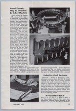 1946 Article - General Electric Electron Accelerator X Rays Atomic Research GE picture