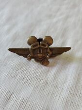 2012 Disney Aviator Mickey Mouse Wings Pin Bronze picture