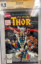 CGC 9.2 Signature Series Thor Annual #14 Signed by Bo Hampton - 1989 picture