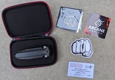 Arcane Design / Something Obscene Co Antimatter Folding Dagger Knife picture
