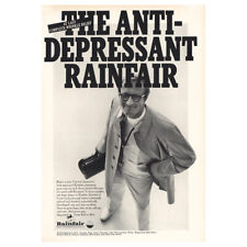 1968 Rainfair Raincoat: Anti Depressant Vintage Print Ad picture