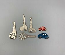 4 DIFFERENT Vintage Volkswagen VW Auto Car Keys Beetle Bug  Assorted picture