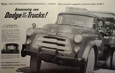 Vintage Print Ad 1955 Dodge Job-Rated Trucks Super Power-Dome V8 Chrysler Corp picture