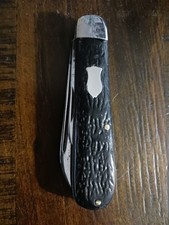 VINTAGE UTICA CUT CO. PATENT CO. 2,297,855 USA 2 BLADE FOLDING POCKET KNIFE picture