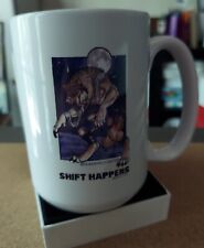 SHIFT HAPPENS werewolf coffee mug cup monster coolness picture