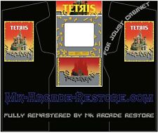 Tetris Side Art Arcade Cabinet Artwork Kit Graphics Decals Print picture