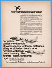 1968 North American Sabreliner Series 60 40 N306NA N265A aviation airplane ad picture