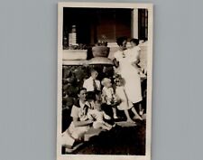 Antique 1940's Organizing The Kids - Black & White Photography Photos picture