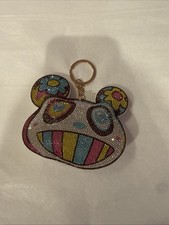 Takashi Murakami Panda Rhinestone Keychain NEW picture
