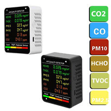 6 in 1 Air Quality Monitor CO2 Meter Carbon Dioxide Level TVOC HCHO Detector picture