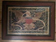 PJ Rankin Hults Signed SCHERENSCHNITTE German Paper Cutting Patriotic Eagle PA picture