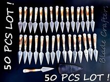150 PCS LOT HAND FORGED DAMASCUS BLADE HANDMADE HUNTING KNIVES BOZAM DAGGER KNIF picture