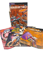Comics- Max Axiom, Lot of 5, Dynamic…of Chemical Reactions, Magnetism, Motion picture