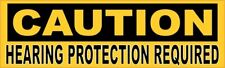 10x3 Caution Hearing Protection Required Magnet Car Truck Vehicle Magnetic Sign picture