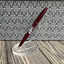 Vintage Doug Davies Auctioneer Burgundy Red Brookston IN Pen Advertisement picture