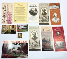 Monticello VA Vintage Travel Ephemera Lot Pamphlets Brochures Postcard Matchbook picture