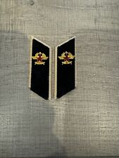Military Soviet Russian buttonholes of an officer of the Railway Troops. New picture