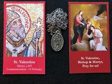 St. Valentine Necklace with Three Prayer Cards picture