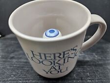 Here's Looking At You 3D BLUE EYEBALL Inside mug Recycled Paper Greetings Korea picture