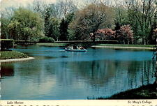 Lake Marian, St. Mary's College, Notre Dame, Indiana Postcard picture